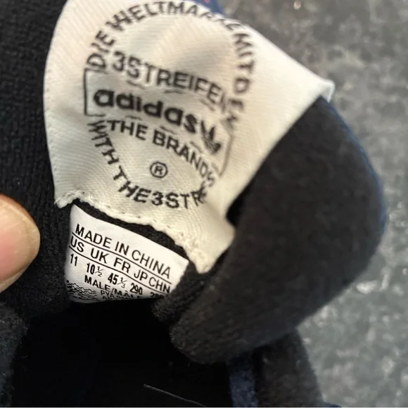 adidas Blue and White Men's Sneakers - Picture 6 of 6